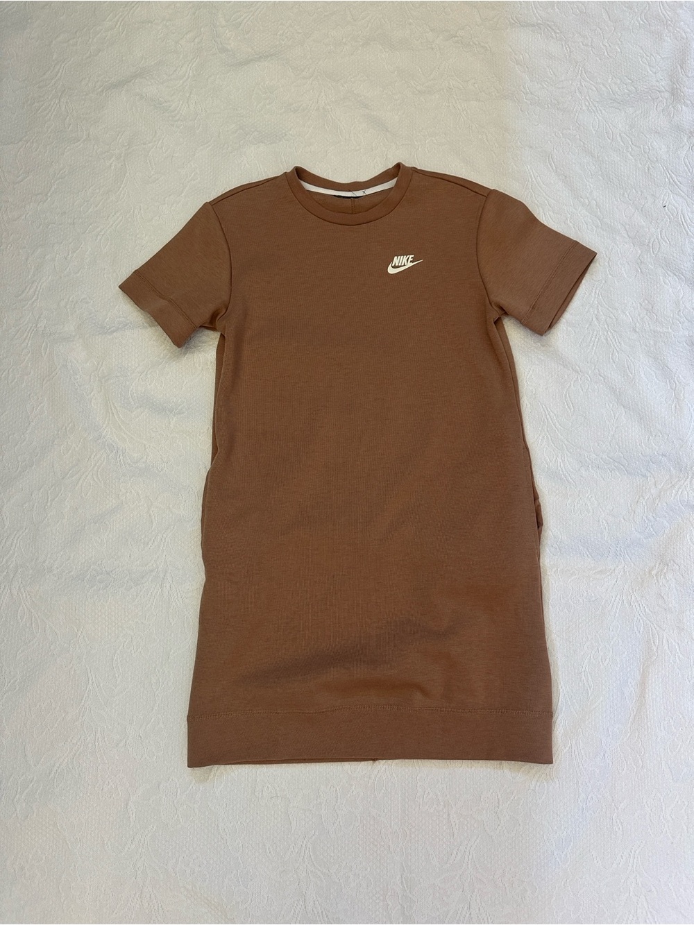 Nike Sportwear Tech Sweatshirt Dress With Pockets and Logo Women’s Size XS